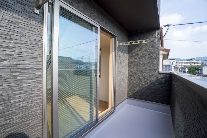 バルコニーの開放感