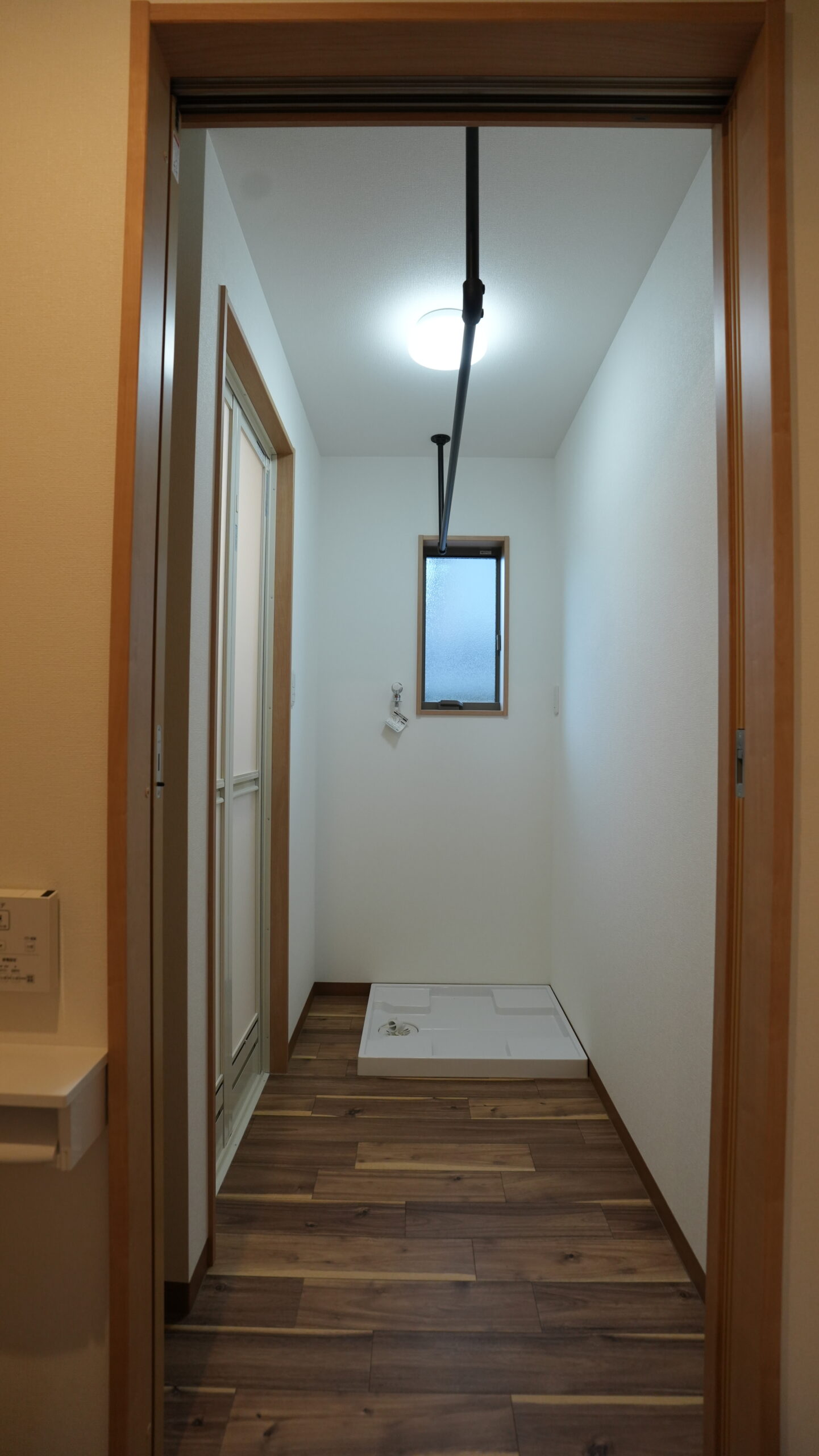 脱衣所（一直線の動線）