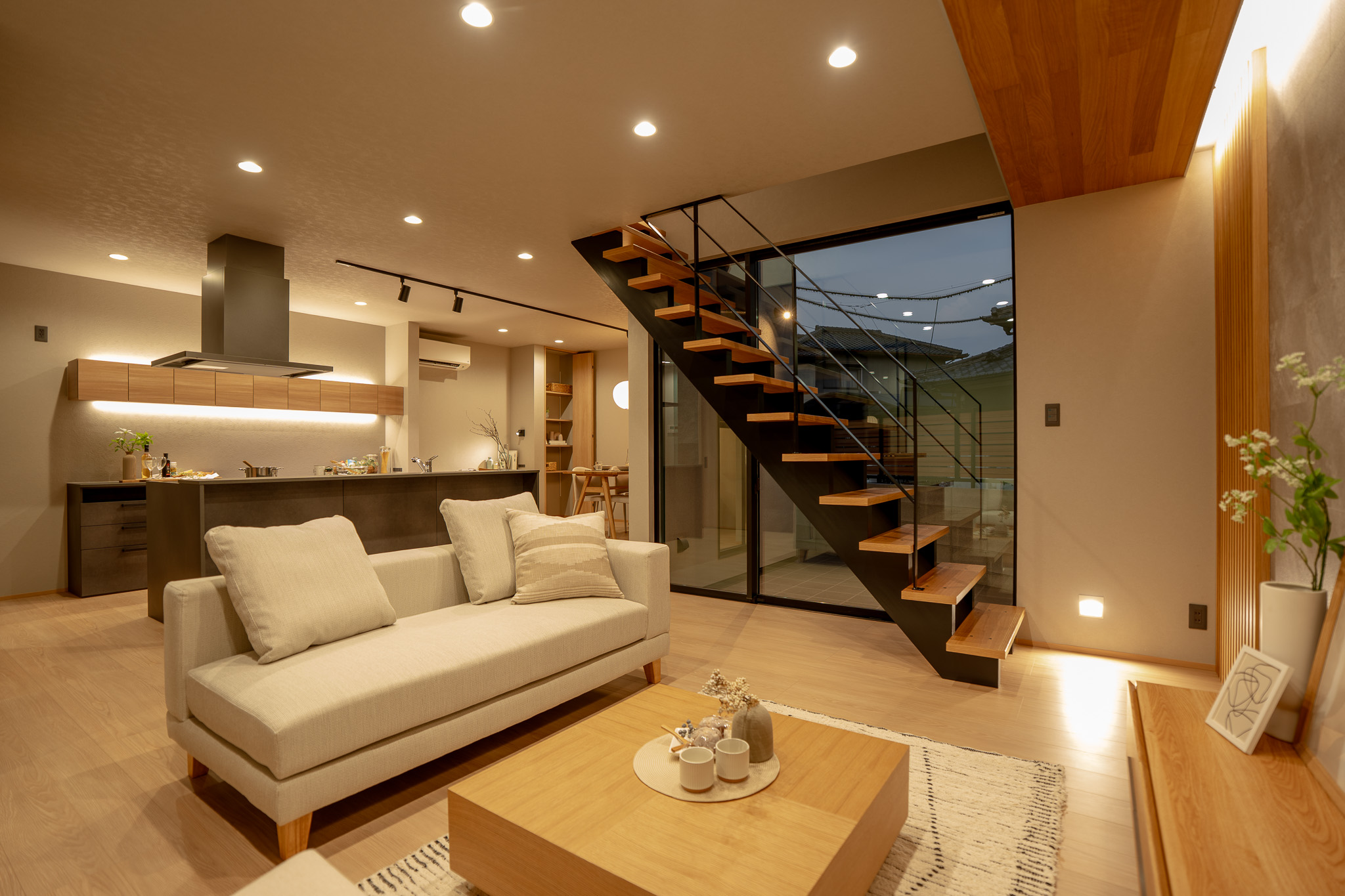 リビング（全体の広がり）